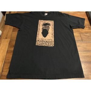 Vintage Frontline Gear 1994 African Queen Large Decal T Shirt Mens FOTL 3XL Nice
